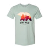 Stay Wild T-shirt  3XL / Heather Dusty Blue
