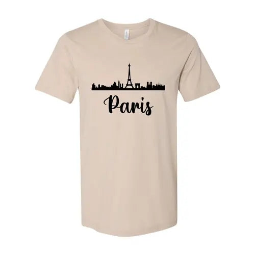 Paris Landmarks Graphic Tee - Embark Travel Store