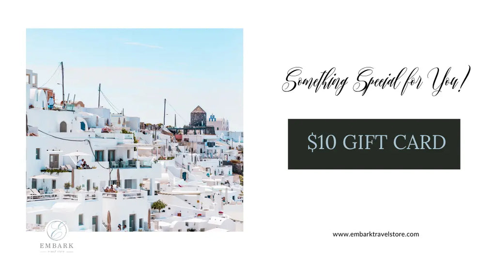 Embark Travel Store Gift Card  $10.00
