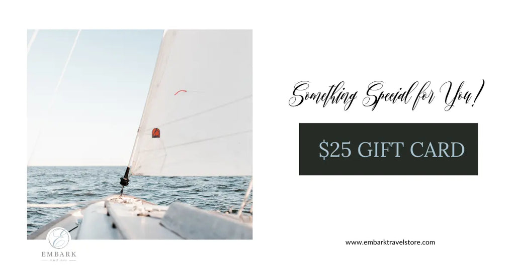 Embark Travel Store Gift Card  $25.00