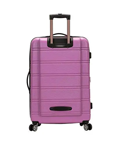 Rockland Melbourne Hardside 3-Piece Luggage Set (Pink)