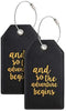 And So the Adventure Begins Luggage Tags