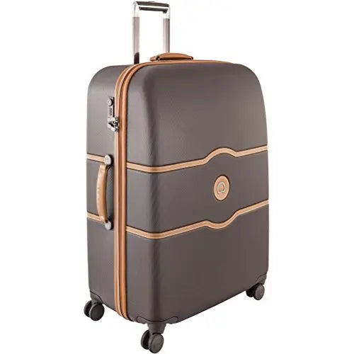 Delsey Luggage Chatelet Chocolate Brown Large 28 Inch Suitcase