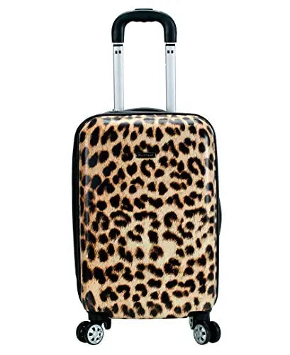 Rockland Safari Hardside Luggage 3-Piece Set - Leopard Print
