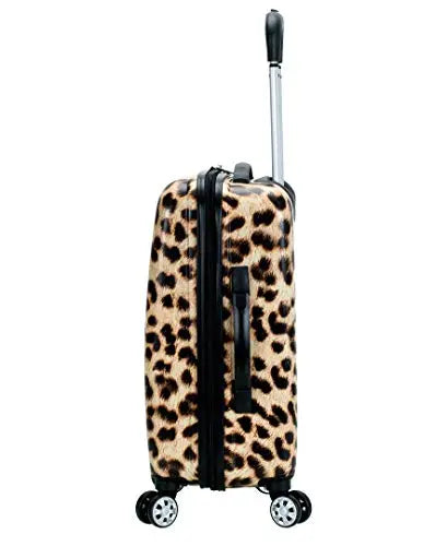 Rockland Safari Hardside Luggage 3-Piece Set - Leopard Print
