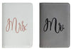 Mr. and Mrs. Bridal Passport Wallets