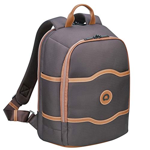 Delsey Luggage Chatelet Chocolate Brown Soft Backpack