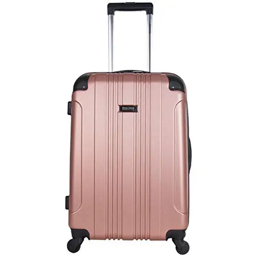 Kenneth Cole Reaction Out Of Bounds 4-Wheel Hardside 3-Piece Luggage Set: 20" Carry-on, 24", 28" (Rose Gold)