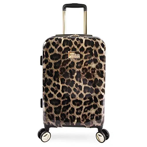 BEBE Hardside Carry-on - Leopard Print