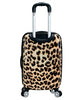 Rockland Safari Hardside Luggage 3-Piece Set - Leopard Print