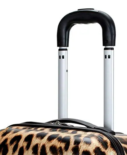 Rockland Safari Hardside Luggage 3-Piece Set - Leopard Print