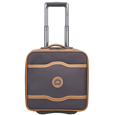 Delsey Luggage Chatelet Soft Air 2-Wheel Under-Seater, Chocolate