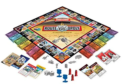 Route 66 Opoly Board Game