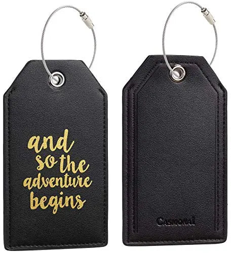 And So the Adventure Begins Luggage Tags
