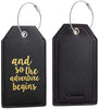 And So the Adventure Begins Luggage Tags