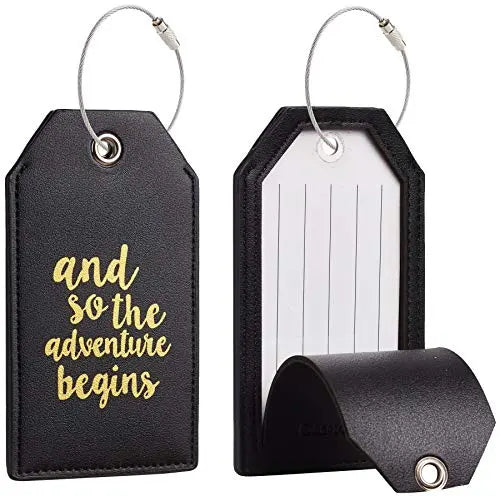 And So the Adventure Begins Luggage Tags