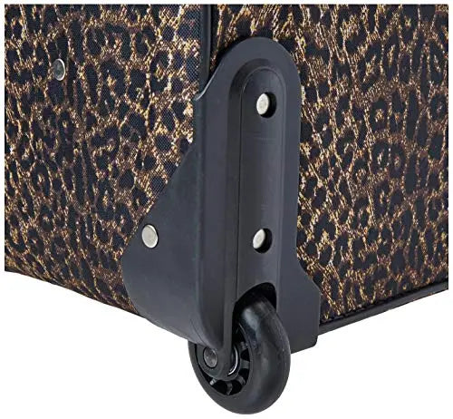 Rockland Jungle Softside Luggage 4-Piece Set - Leopard Print