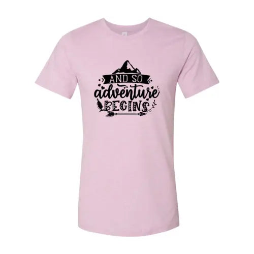 And So Adventure Begins T-Shirt  3XL / Heather Prism Lilac