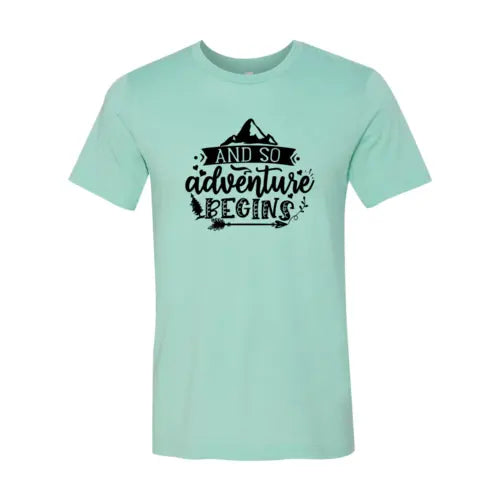 And So Adventure Begins T-Shirt  3XL / Heather Mint
