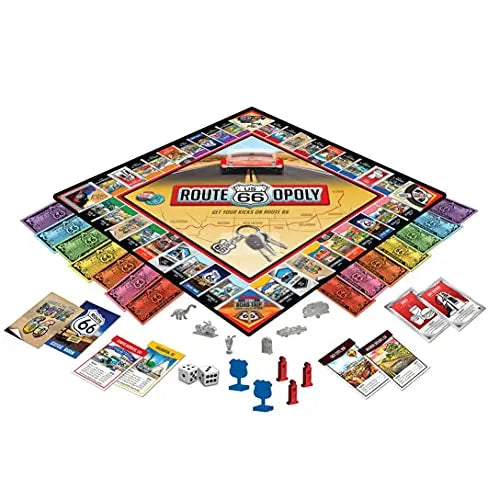 Route 66 Opoly Board Game
