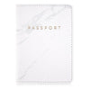 Leminimo Leather Marble Passport Cover