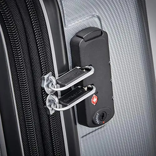 Samsonite 3-Piece Hardside Spinner Luggage Set (Silver)