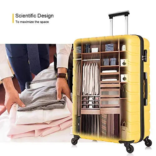 Apelila 4-Piece Luggage Set {Yellow}