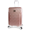 BEBE Women's Stella 21" Hardside Carry-on Spinner Luggage (Rose Gold)