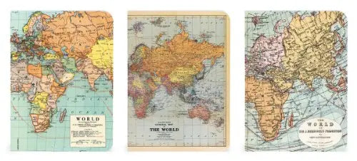 Cavallini & Co. Vintage Maps Mini Notebook