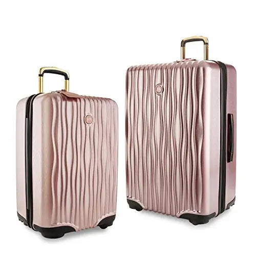 JOYクロMagnum230 2個セット Joy Mangano Hardside Luggage (Medium & XL 2-Piece Set) - Rose