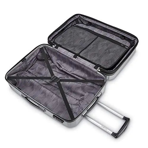 Samsonite 3-Piece Hardside Spinner Luggage Set (Silver)