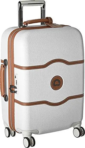 Delsey Luggage Chatelet Hard+ 21 Inch Carry On 4 Wheel Spinner - Champagne