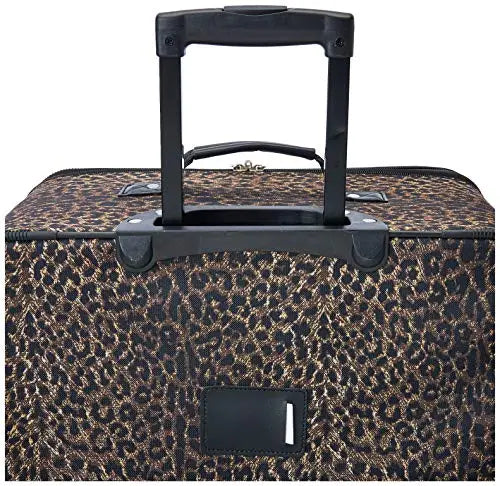Rockland Jungle Softside Luggage 4-Piece Set - Leopard Print