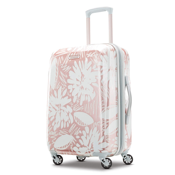 American Tourister Carry On Luggage - Ascending Garden Rose Gold ...