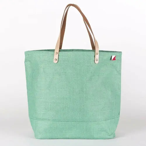 Big Jute Colored Tote Bag