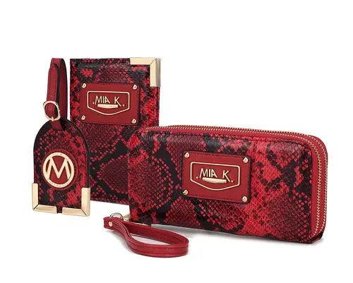 Darla Travel Gift Set I (3 piece)  Red