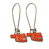 Oklahoma State Earrings