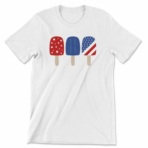 4th of July Popsicles Graphic Tee