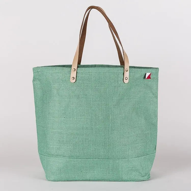Big Jute Colored Tote Bag